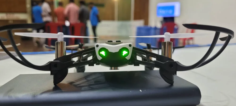 Small quadcopter used for the MATLAB MiniDrone competition
