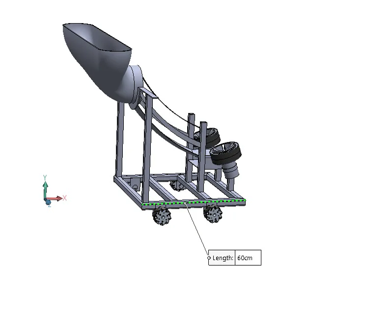 Custom mecanum-wheel robot built for Robocon 2022